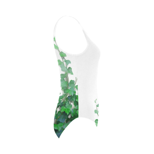 Vines, climbing plant Vest One Piece Swimsuit (Model S04)