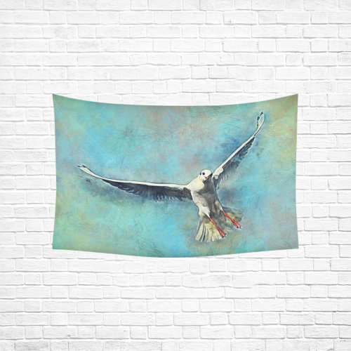 bird Cotton Linen Wall Tapestry 60"x 40"