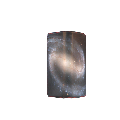Barred spiral galaxy NGC 1300 Women's Clutch Wallet (Model 1637)