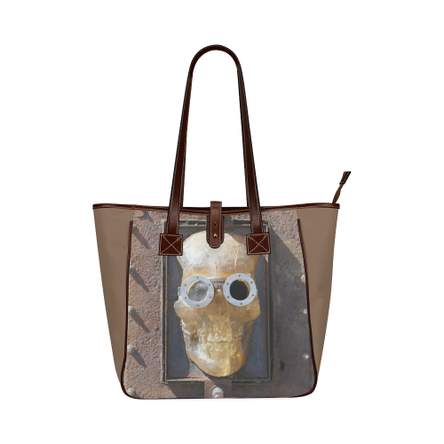 Steampunk skull pirate Classic Tote Bag (Model 1644)