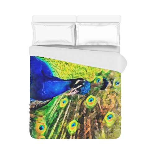 peacock Duvet Cover 86"x70" ( All-over-print)