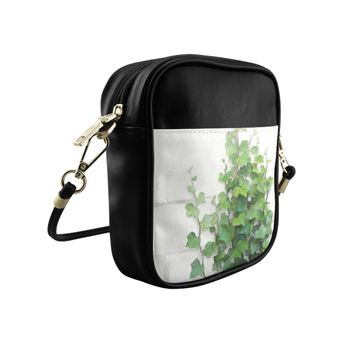 Watercolor Vines, climbing plant Sling Bag (Model 1627)