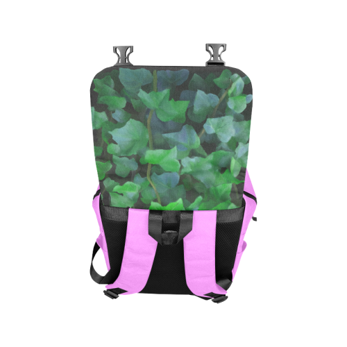 Vines, climbing plant, pink Casual Shoulders Backpack (Model 1623)