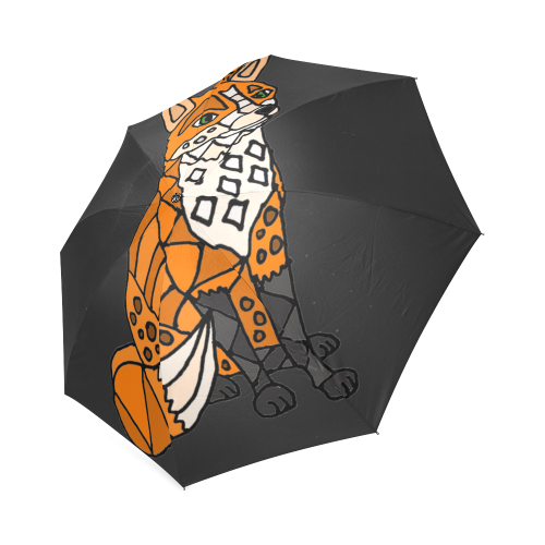 Foxy Red Fox Art Foldable Umbrella (Model U01)