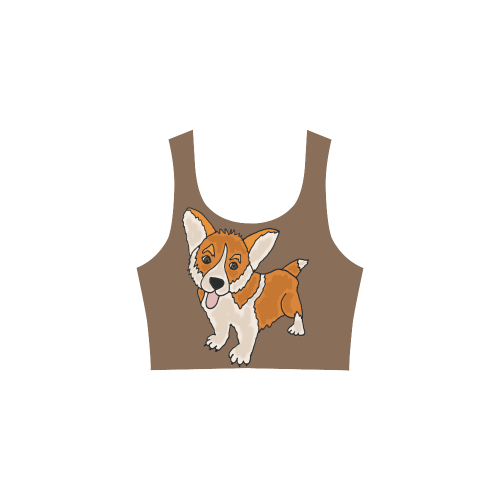 Funny Welsh Corgi Dog Atalanta Sundress (Model D04)