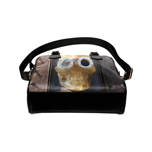 Steampunk skull pirate Shoulder Handbag (Model 1634)