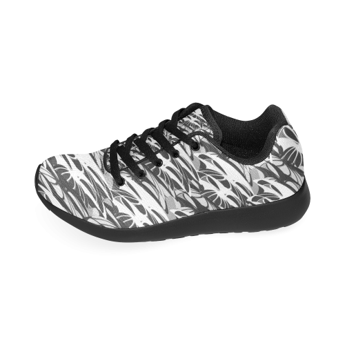 Alien Troops - Black & White Women’s Running Shoes (Model 020)