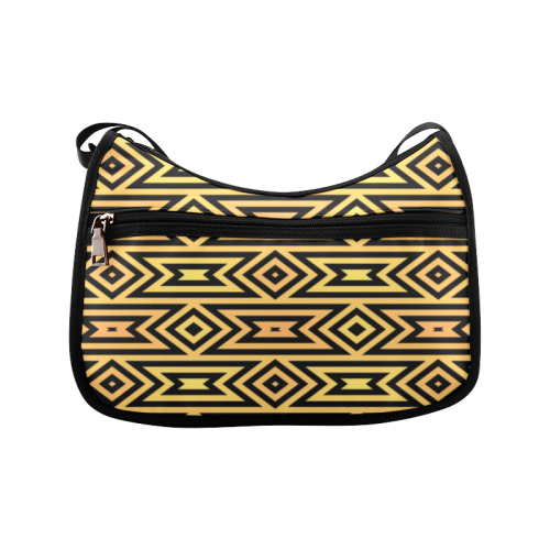 Aztec Pattern (Yellow/Orange) Crossbody Bags (Model 1616)