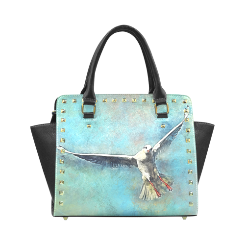 bird Rivet Shoulder Handbag (Model 1645)