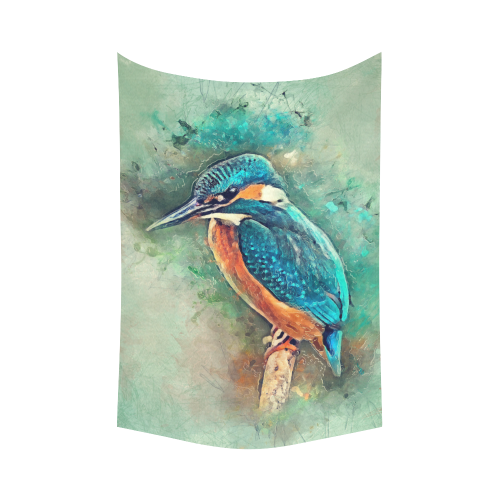 bird Cotton Linen Wall Tapestry 60"x 90"