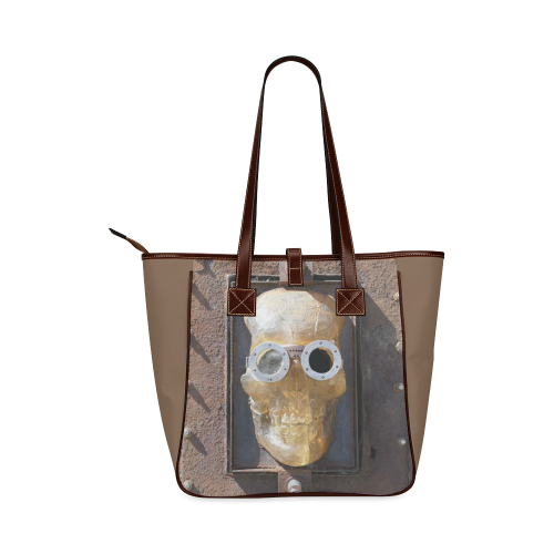 Steampunk skull pirate Classic Tote Bag (Model 1644)