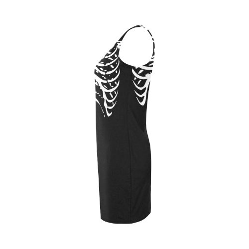 Halloween Costume - Skeleton Bones Medea Vest Dress (Model D06)
