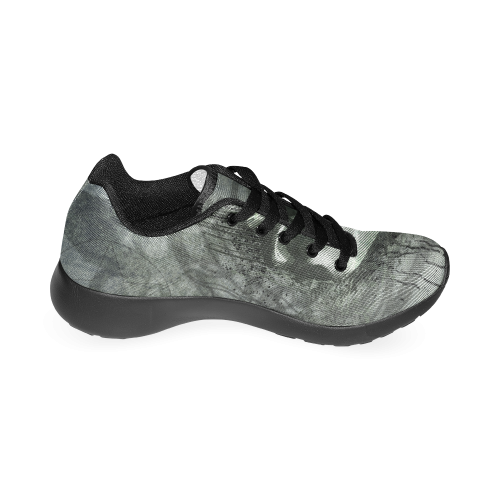 Awesome skull with bones and grunge Women’s Running Shoes (Model 020)