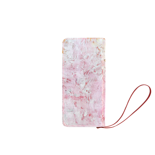 Flower Pink Power2 Women's Clutch Wallet (Model 1637)