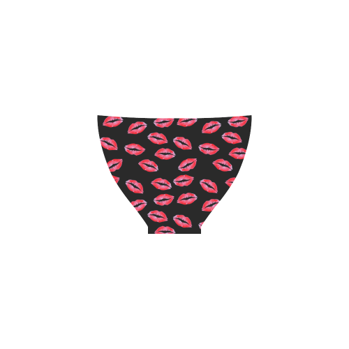 Lipstick Kisses Custom Bikini Swimsuit