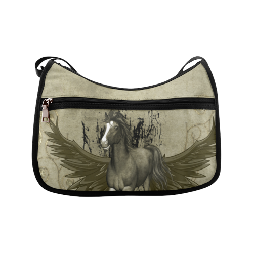 Wild horse with wings Crossbody Bags (Model 1616)