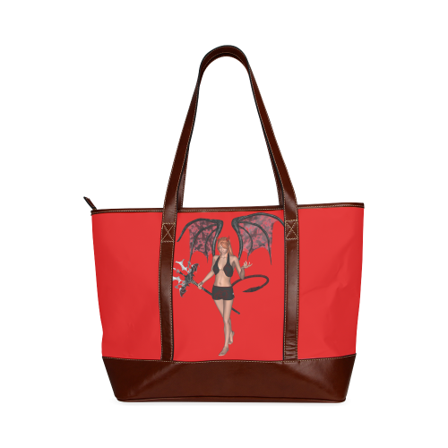 The little devil Tote Handbag (Model 1642)