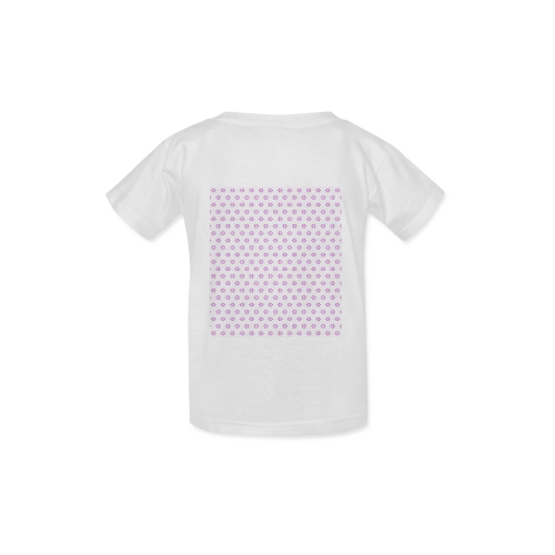 many stars soft pink Kid's  Classic T-shirt (Model T22)