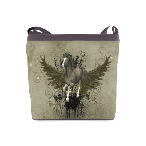 Wild horse with wings Crossbody Bags (Model 1613)