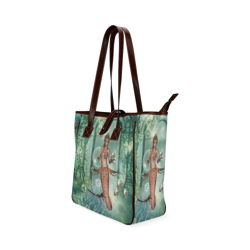 Beautiful mermaid fith butterflyfish Classic Tote Bag (Model 1644)