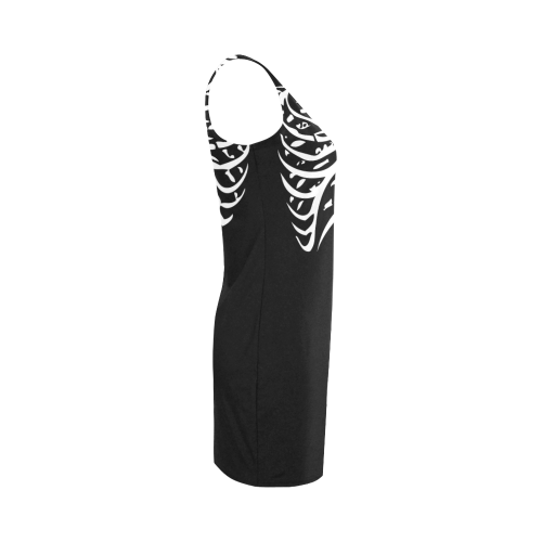 Halloween Costume - Skeleton Bones Medea Vest Dress (Model D06)