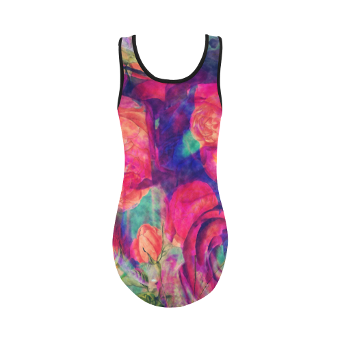 flora 10 Vest One Piece Swimsuit (Model S04)