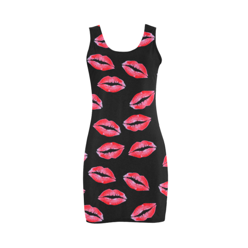Lipstick Kisses Medea Vest Dress (Model D06)