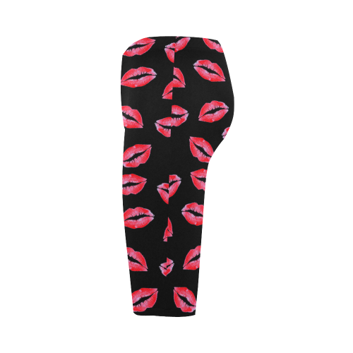 Lipstick Kisses Hestia Cropped Leggings (Model L03)