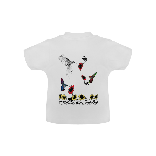 Hummingbird Border Print Baby Classic T-Shirt (Model T30)
