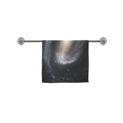 Barred spiral galaxy NGC 1300 Custom Towel 16"x28"