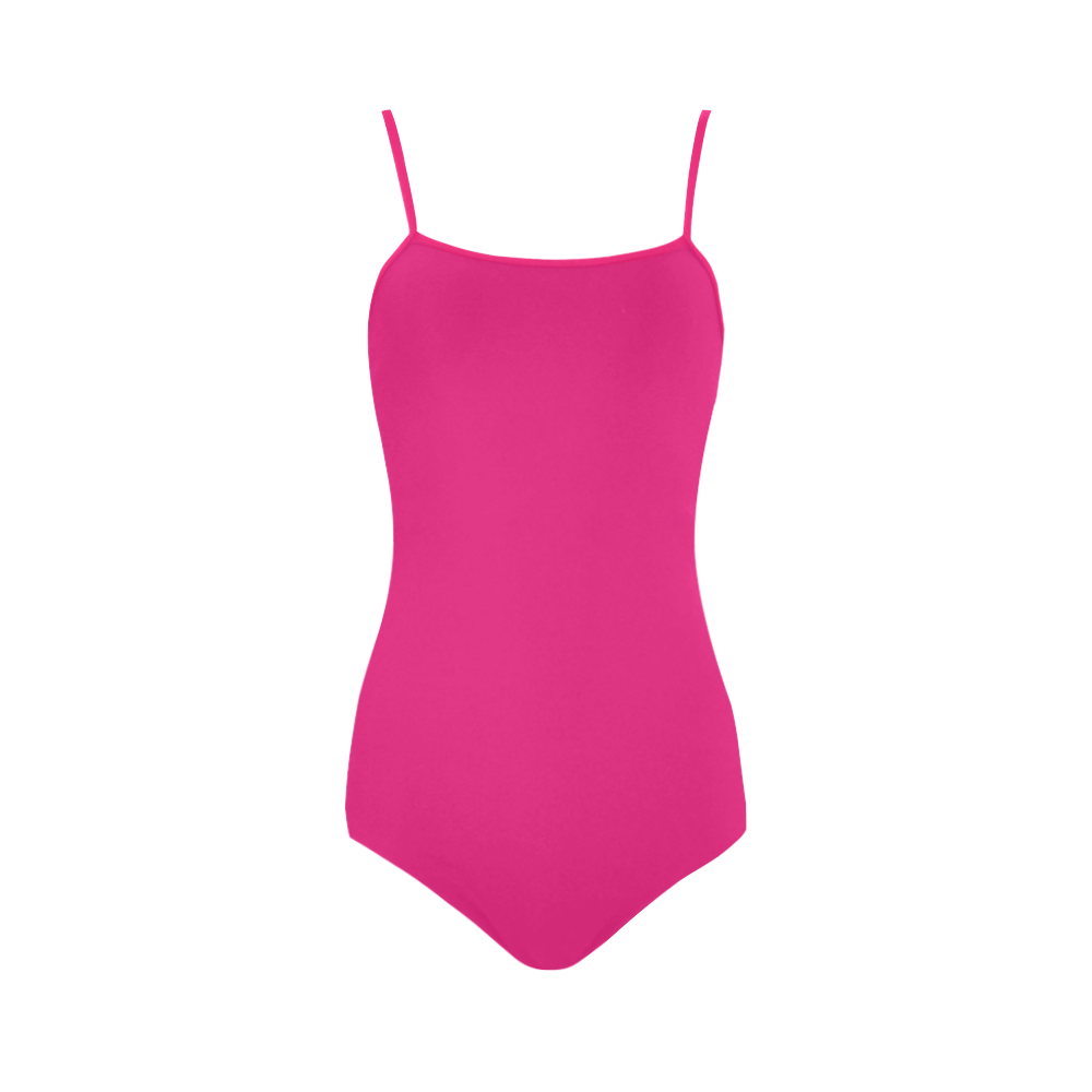 Solid Magenta Strap Swimsuit ( Model S05) ID D510816