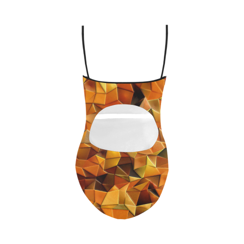 Autumn Time Colors by Nico Bielow Strap Swimsuit ( Model S05)