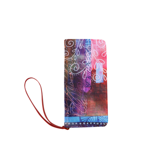 (not so) purple haze Women's Clutch Wallet (Model 1637)