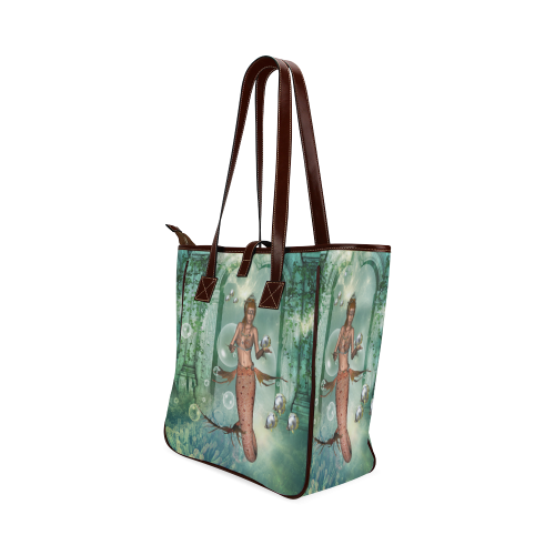 Beautiful mermaid fith butterflyfish Classic Tote Bag (Model 1644)