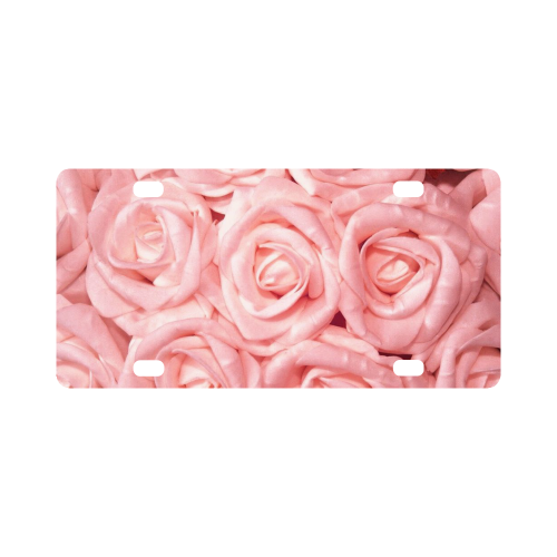 gorgeous roses G Classic License Plate