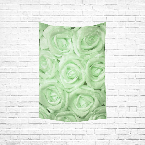 gorgeous roses A Cotton Linen Wall Tapestry 40"x 60"