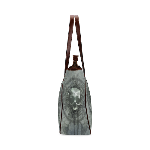 Awesome skull with bones and grunge Classic Tote Bag (Model 1644)