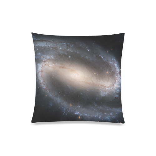 Barred spiral galaxy NGC 1300 Custom Zippered Pillow Case 20"x20"(Twin Sides)