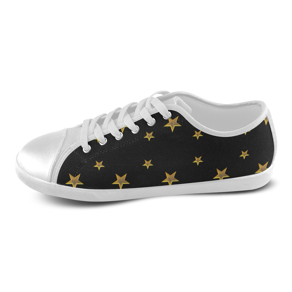 gold star canvas shoes
