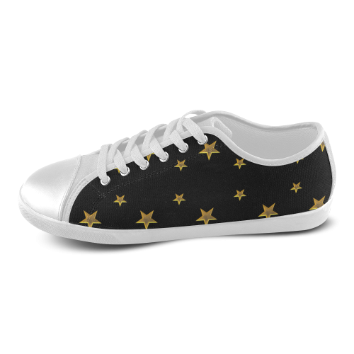 gold star shoes black