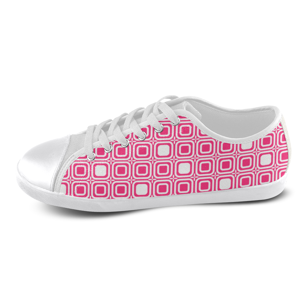 hot pink canvas shoes