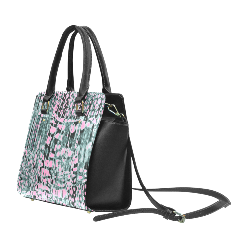 Abstract Pattern Classic Shoulder Handbag (Model 1653)