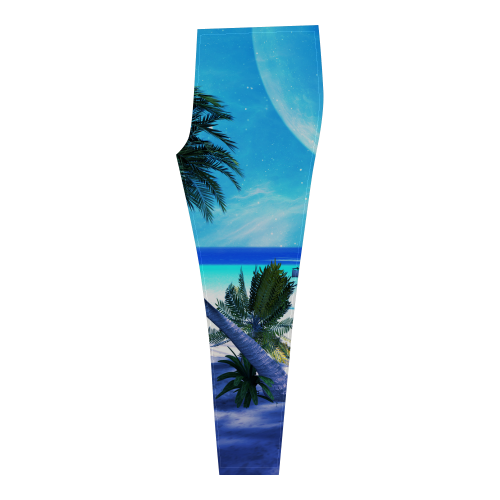 Awesome view over the ocean with ship Cassandra Women's Leggings (Model L01)