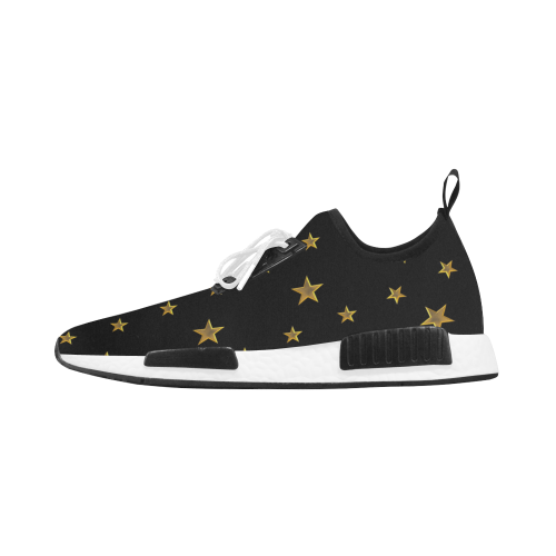 gold star shoes black