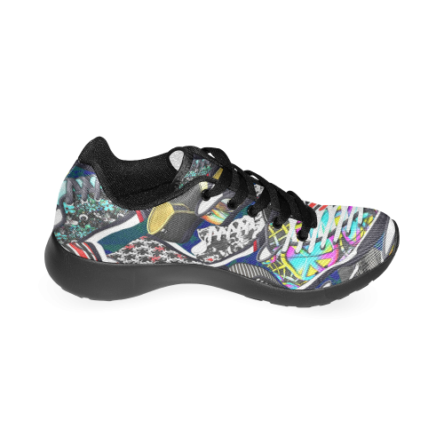 A pile multicolored SHOES / SNEAKERS pattern Women’s Running Shoes (Model 020)