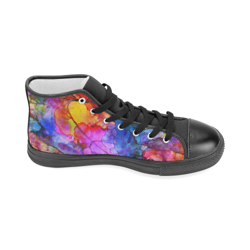 Color Chaos Men’s Classic High Top Canvas Shoes (Model 017)