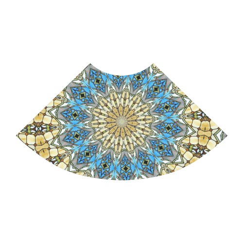 Stained Glass Kaleidoscope Mandala Abstract 1 Atalanta Sundress (Model D04)