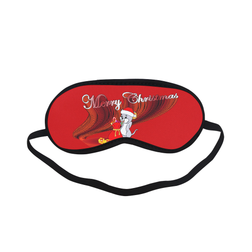 Cute christmas mouse with gifts Sleeping Mask