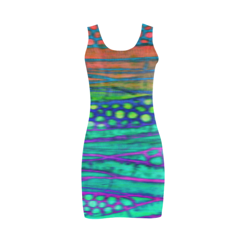 Abstract Pattern 6 Medea Vest Dress (Model D06)