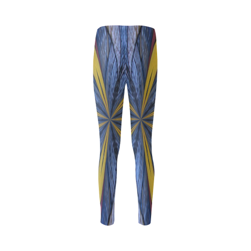 Stained Glass Kaleidoscope Mandala Abstract 4 Cassandra Women's Leggings (Model L01)